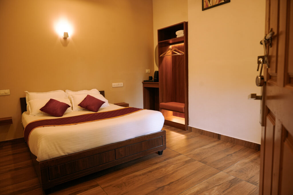 Rooms & Cottages 10 Bedroom in Classic Cottage at Wayanad Lakeshore Resort with comfortable accommodation and plantation surroundings