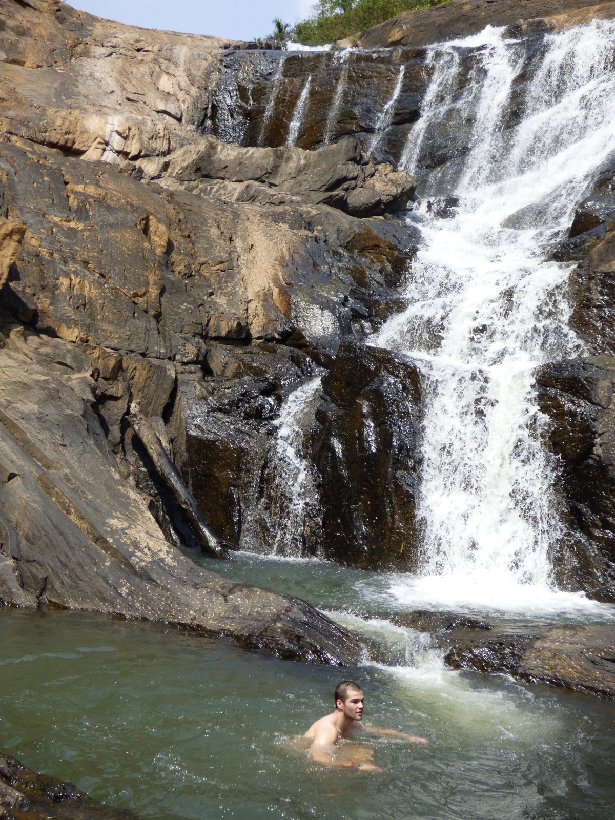 Home 5 Kanthanpara Waterfalls in Wayanad, a popular tourist attraction near Wayanad Lakeshore Resort.
