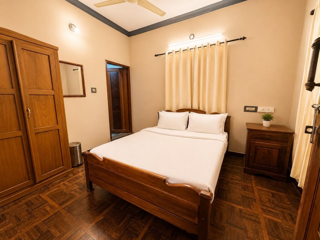 Bedroom one of family villa wayand